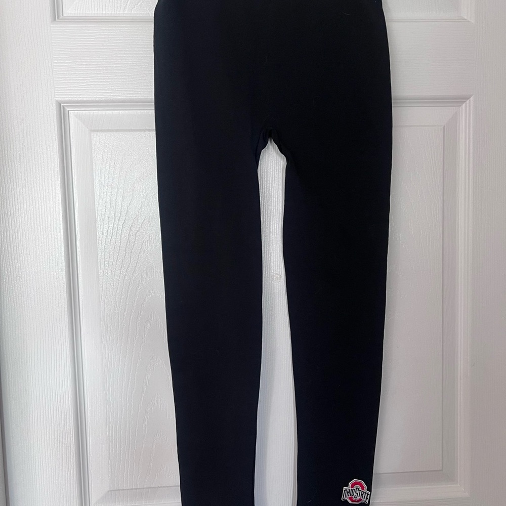 The Ohio State Black Athletic Leggings with Stretchy Fit